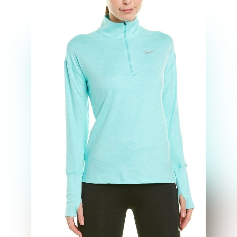 Nike Women's Element Long Sleeve 1/2 Zip Pullover Dry-Fit Running Top